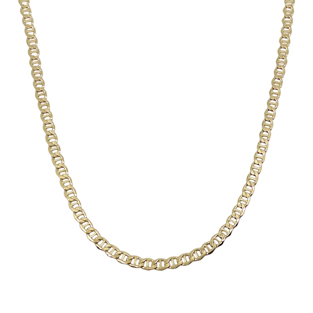 9ct Yellow Gold Anchor Chain 18"