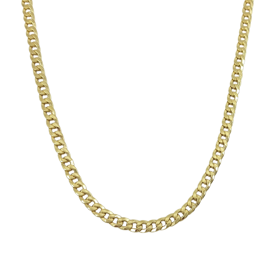 9ct Yellow Gold Curb Chain 20"