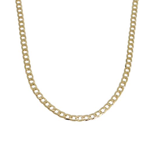 9ct Yellow Gold Curb Chain 20"