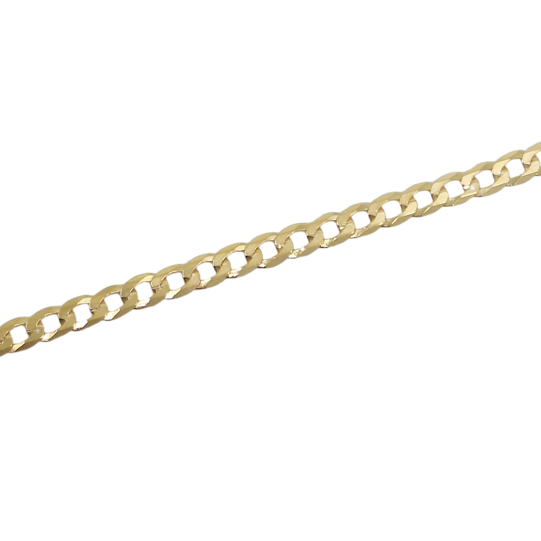9ct Yellow Gold Curb Chain 20"