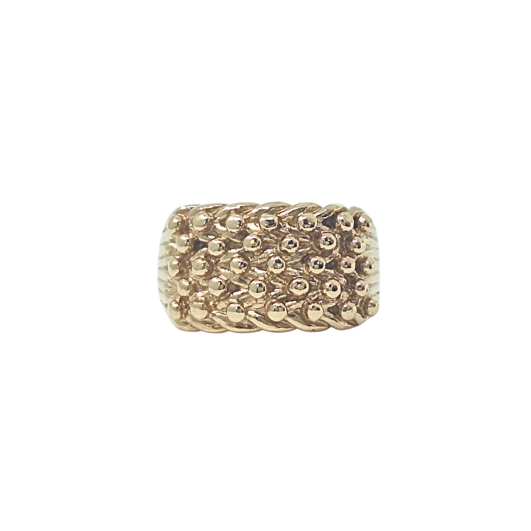 9ct Yellow Gold Keeper Ring