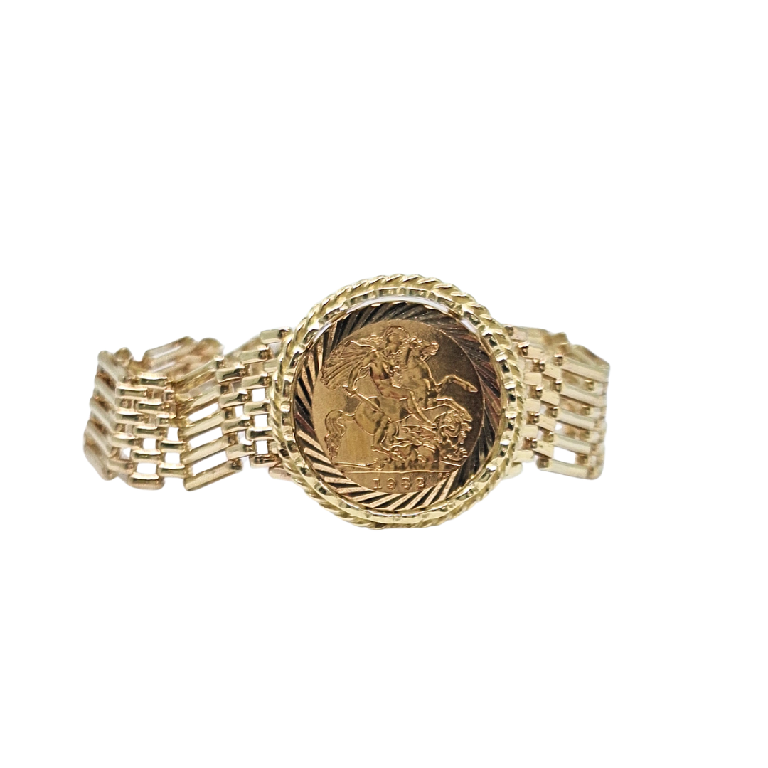 Half Sovereign Gate Bracelet 1982