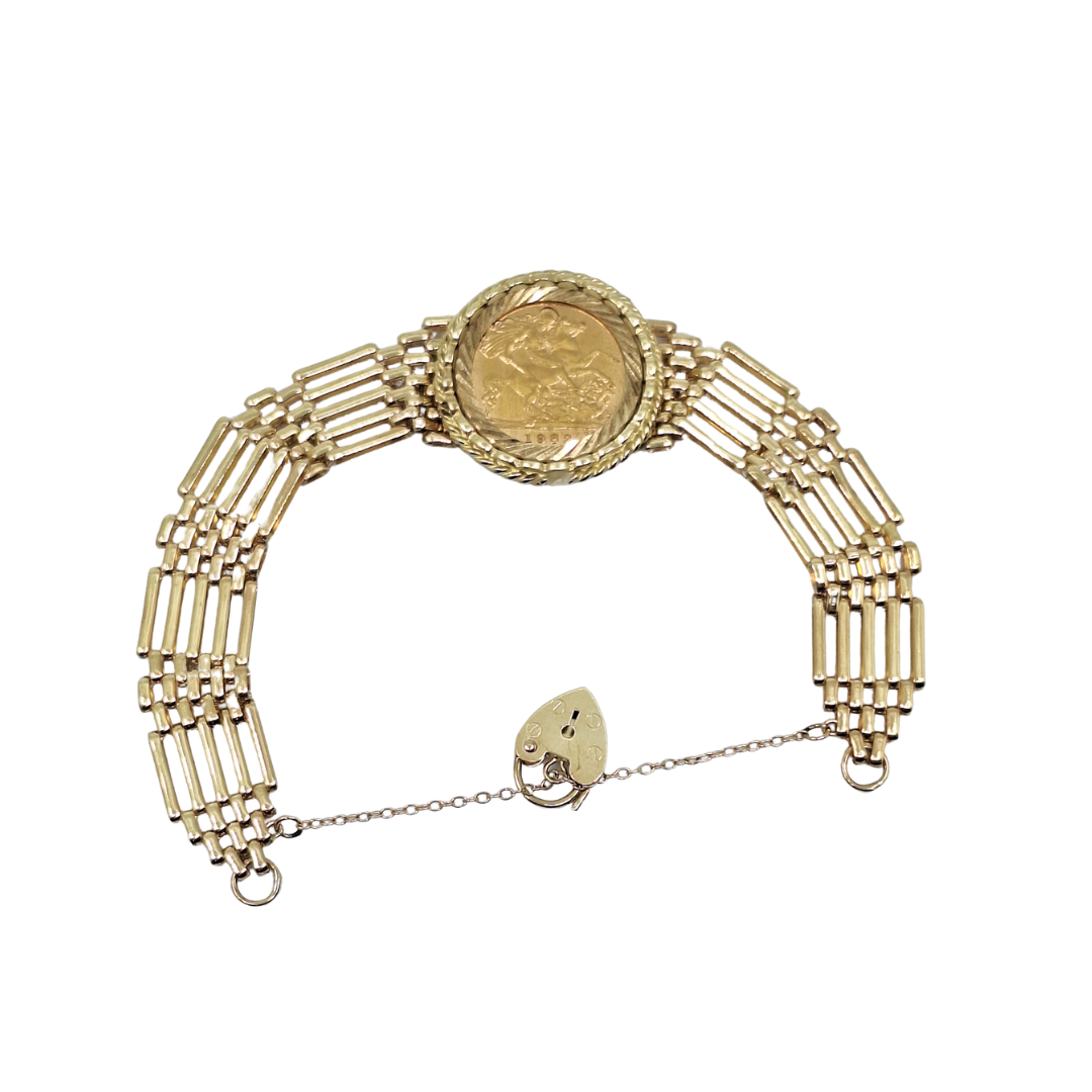 Half Sovereign Gate Bracelet 1982