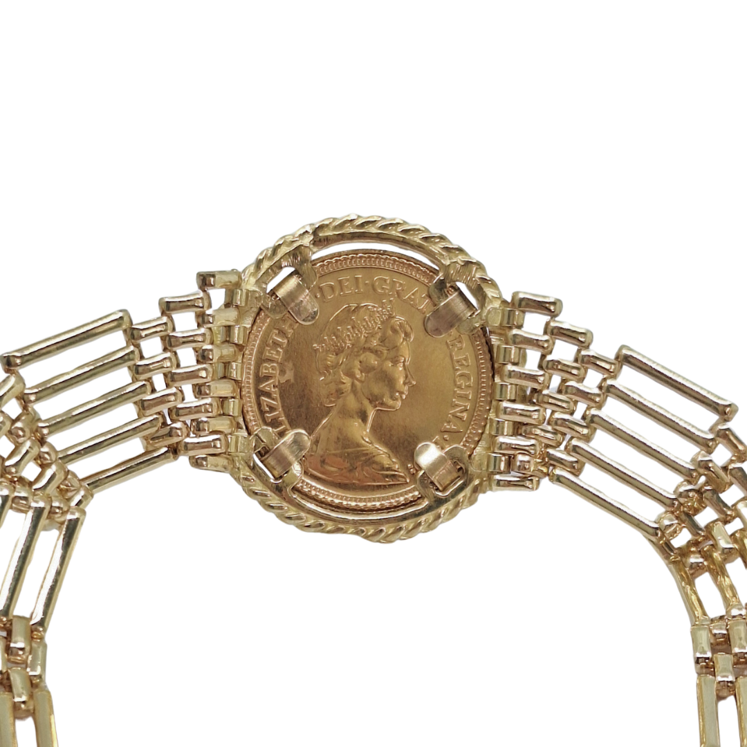 Half Sovereign Gate Bracelet 1982