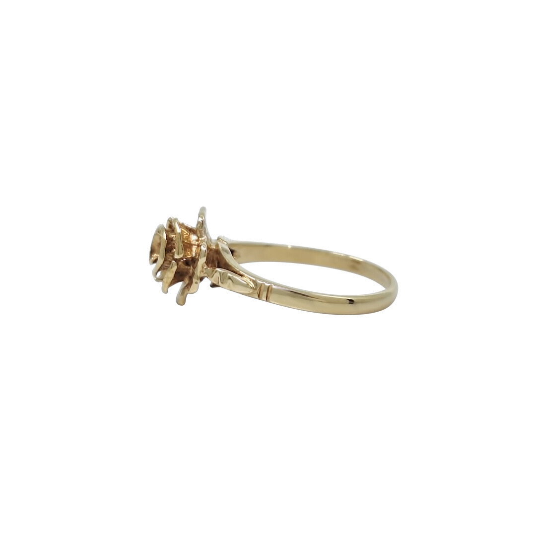 9ct Yellow Gold Rose Ring