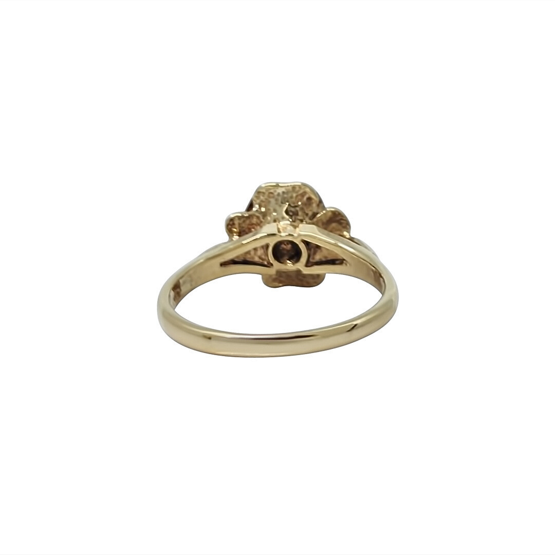 9ct Yellow Gold Rose Ring
