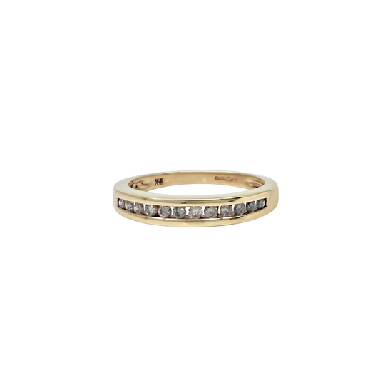 9ct Yellow Gold Diamond Eternity Ring