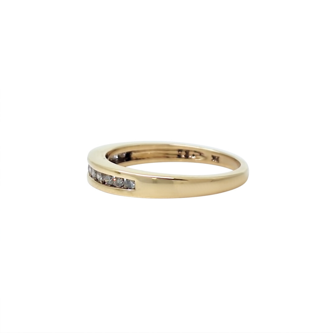 9ct Yellow Gold Diamond Eternity Ring