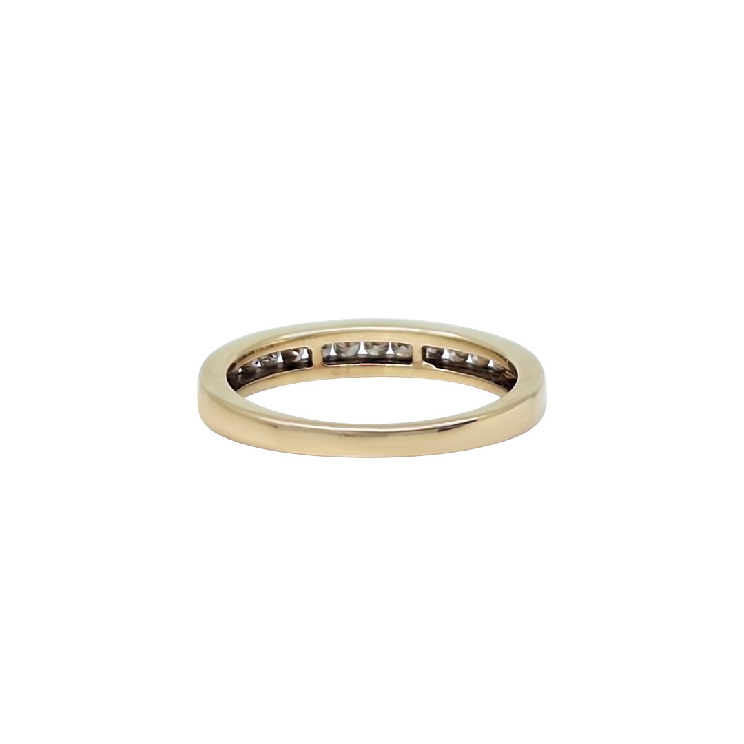 9ct Yellow Gold Diamond Eternity Ring