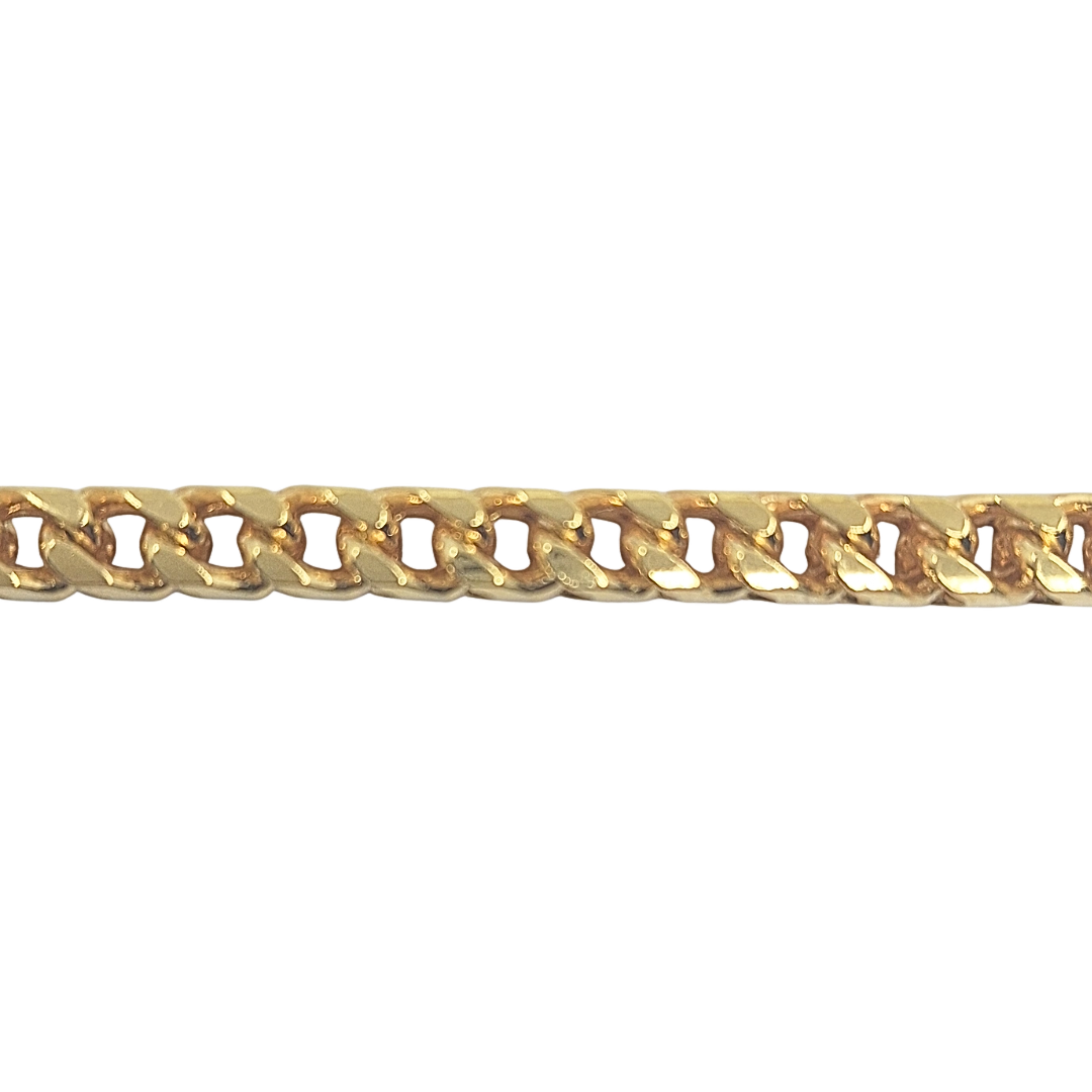 18ct Yellow Gold Franco & Curb Style Bracelet