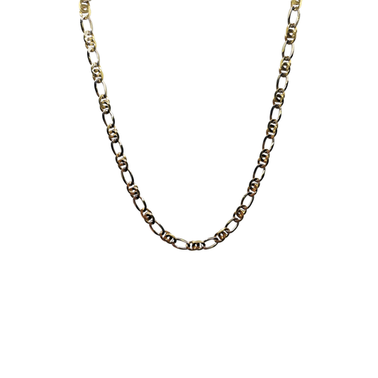14ct Yellow Gold Fancy Link Chain 24"