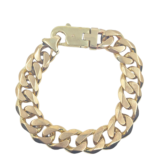 9ct Yellow Gold Curb Bracelet