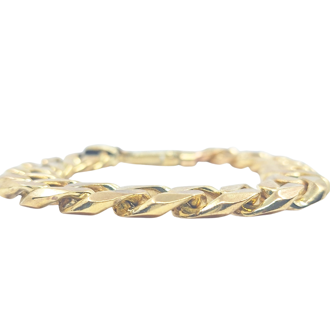 9ct Yellow Gold Curb Bracelet