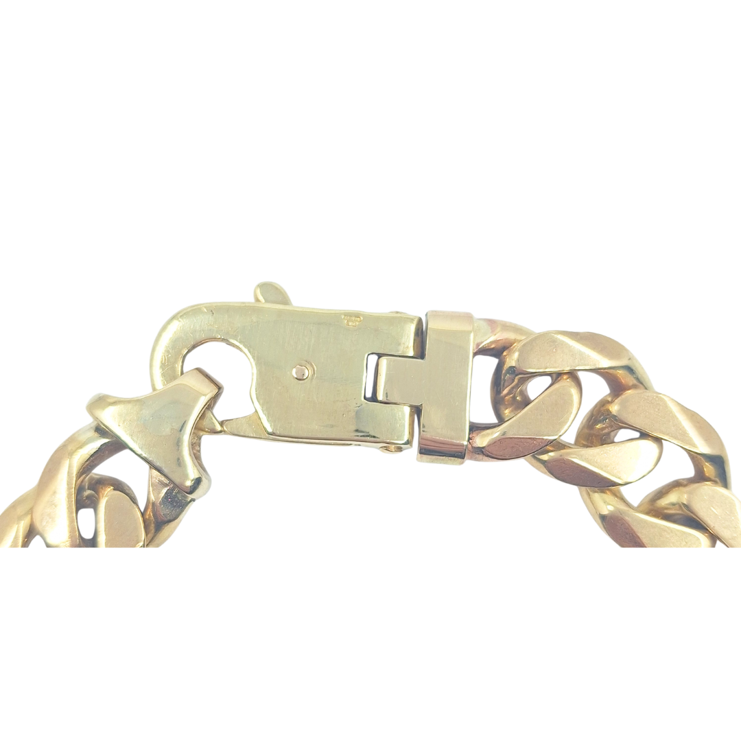 9ct Yellow Gold Curb Bracelet
