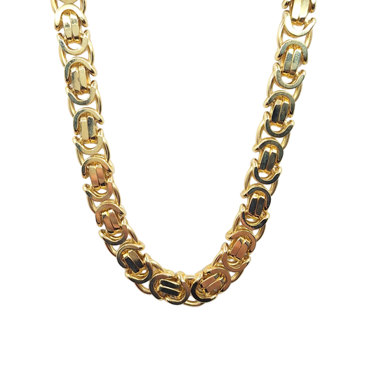 9ct Yellow Gold Byzantine Chain 23.5"