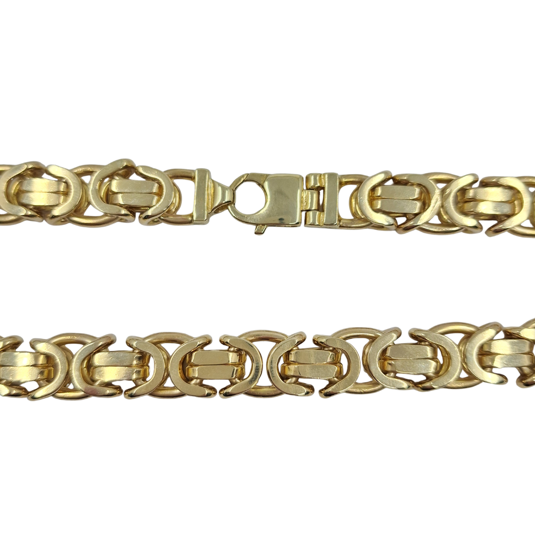 9ct Yellow Gold Byzantine Chain 23.5"