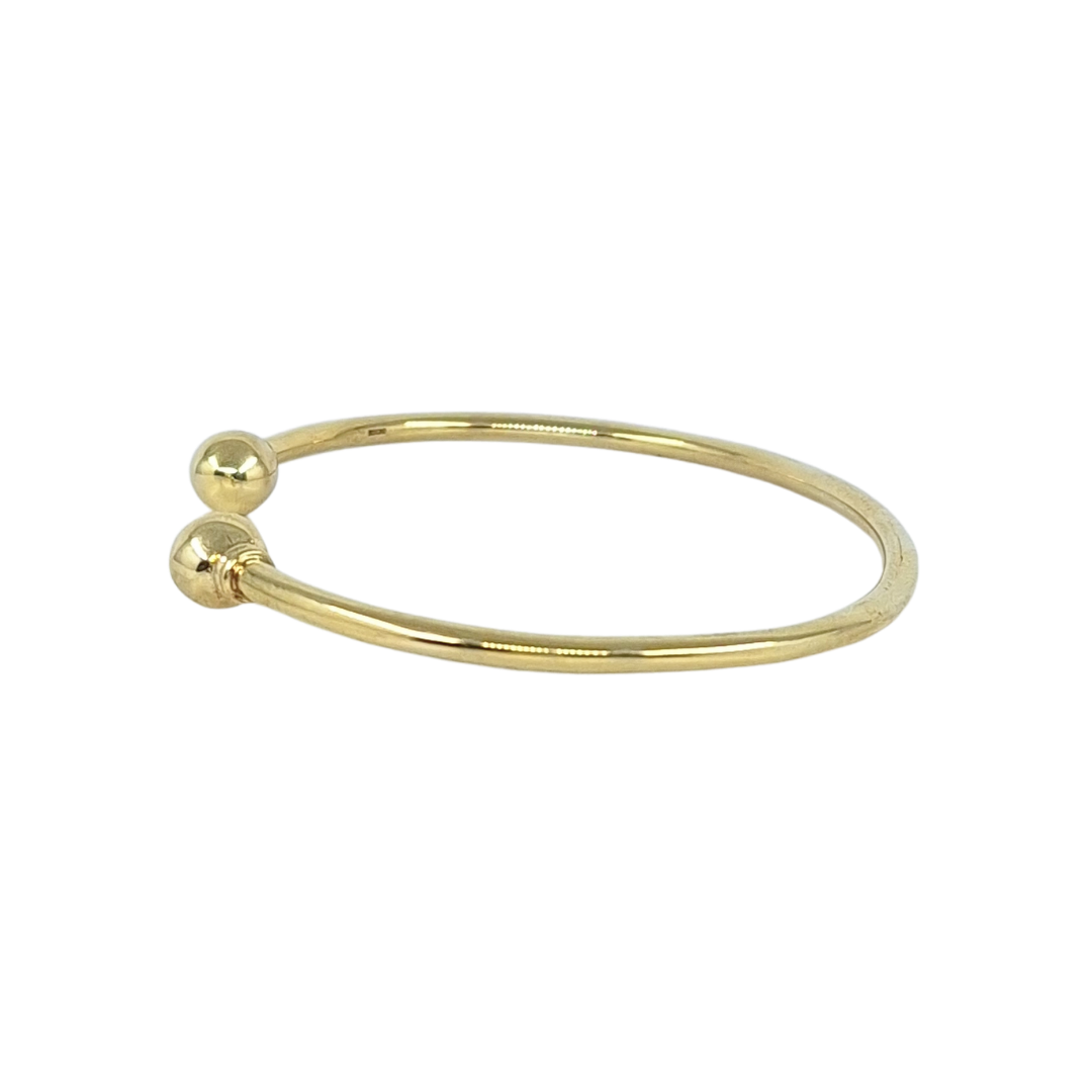 9ct Yellow Gold Torque Bangle