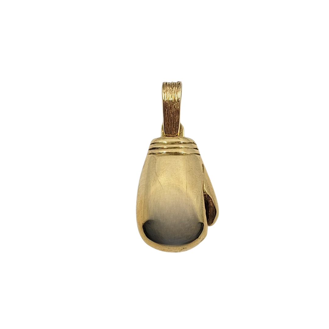 9ct Yellow Gold Solid Boxing Glove Pendant