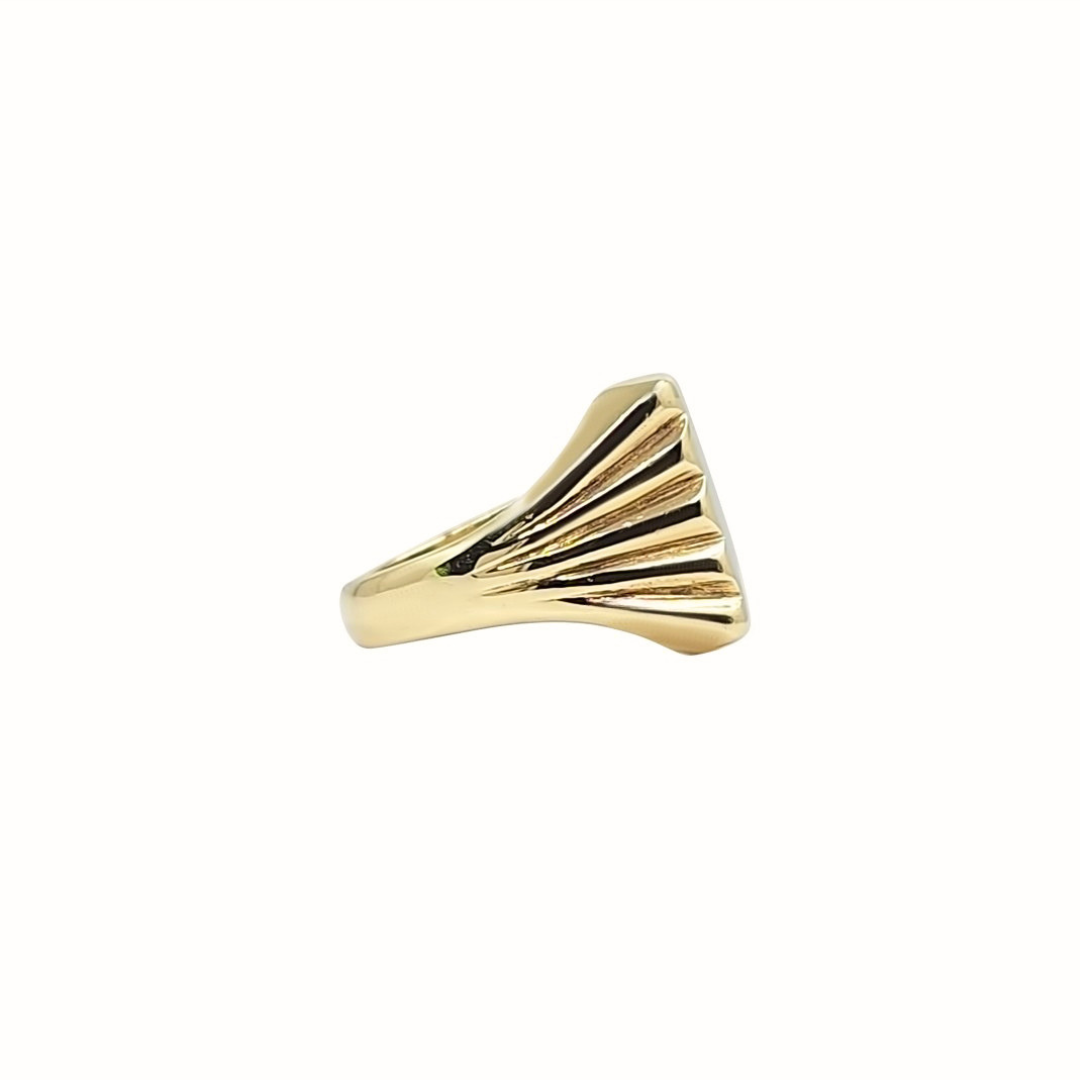 9ct Yellow Gold Square Signet Ring