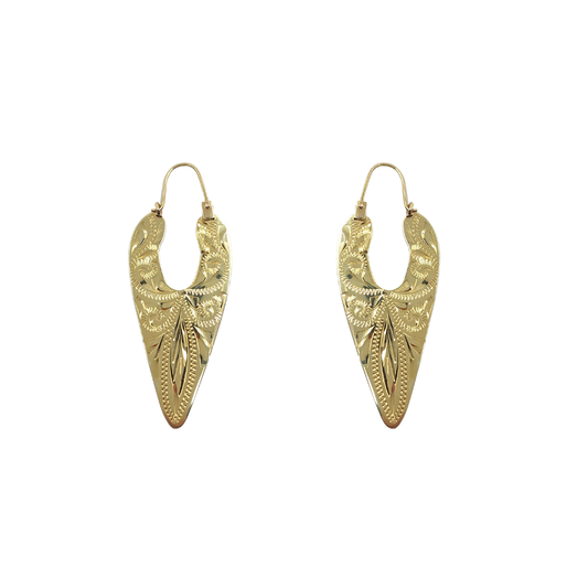 14ct Yellow Gold Spanish Style Earrings