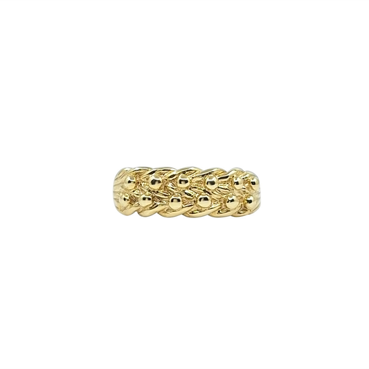9ct Yellow Gold Keeper Ring