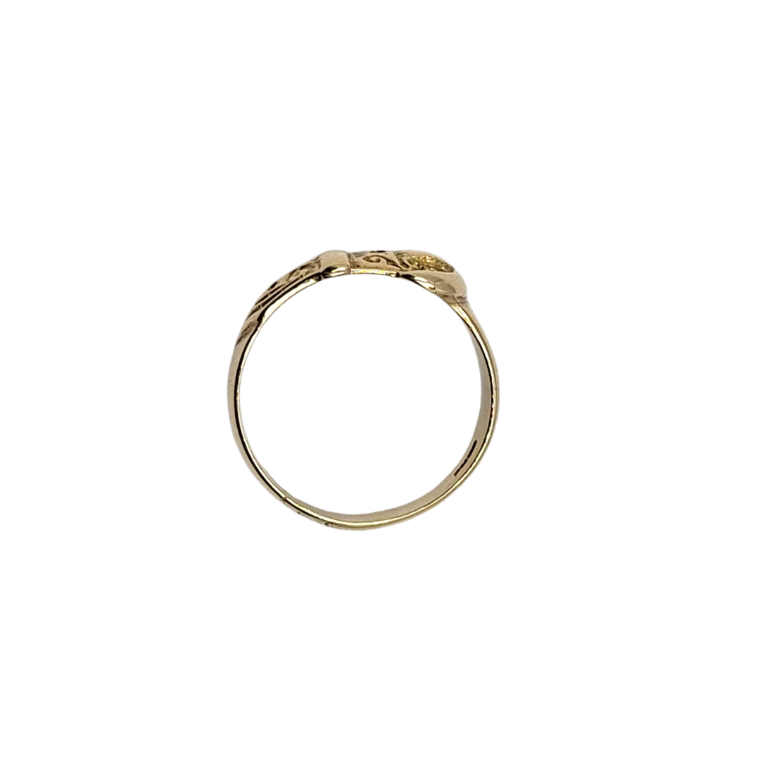 9ct Yellow Gold Buckle Ring