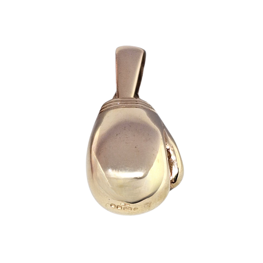 9ct Yellow Gold Plain Boxing Glove Pendant