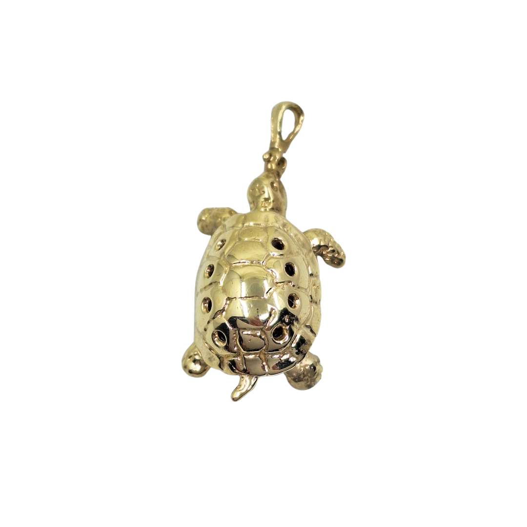 9ct Yellow Gold Tortoise Pendant