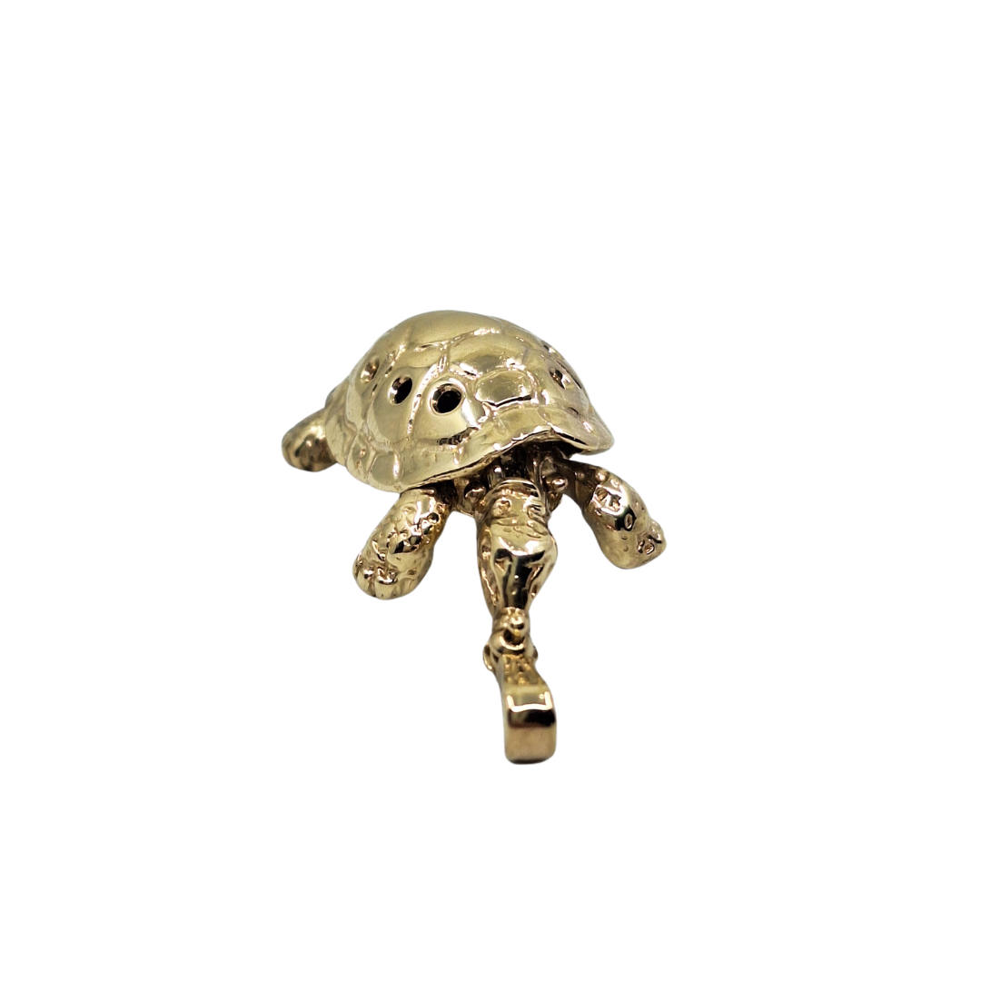 9ct Yellow Gold Tortoise Pendant