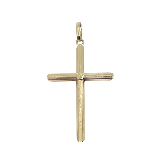 9ct Yellow Gold Cross