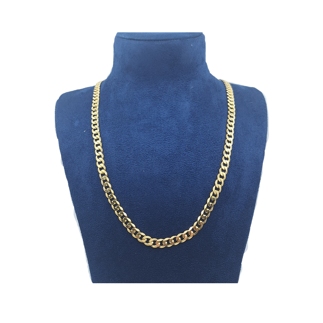 9ct Yellow Gold Curb Chain 30"