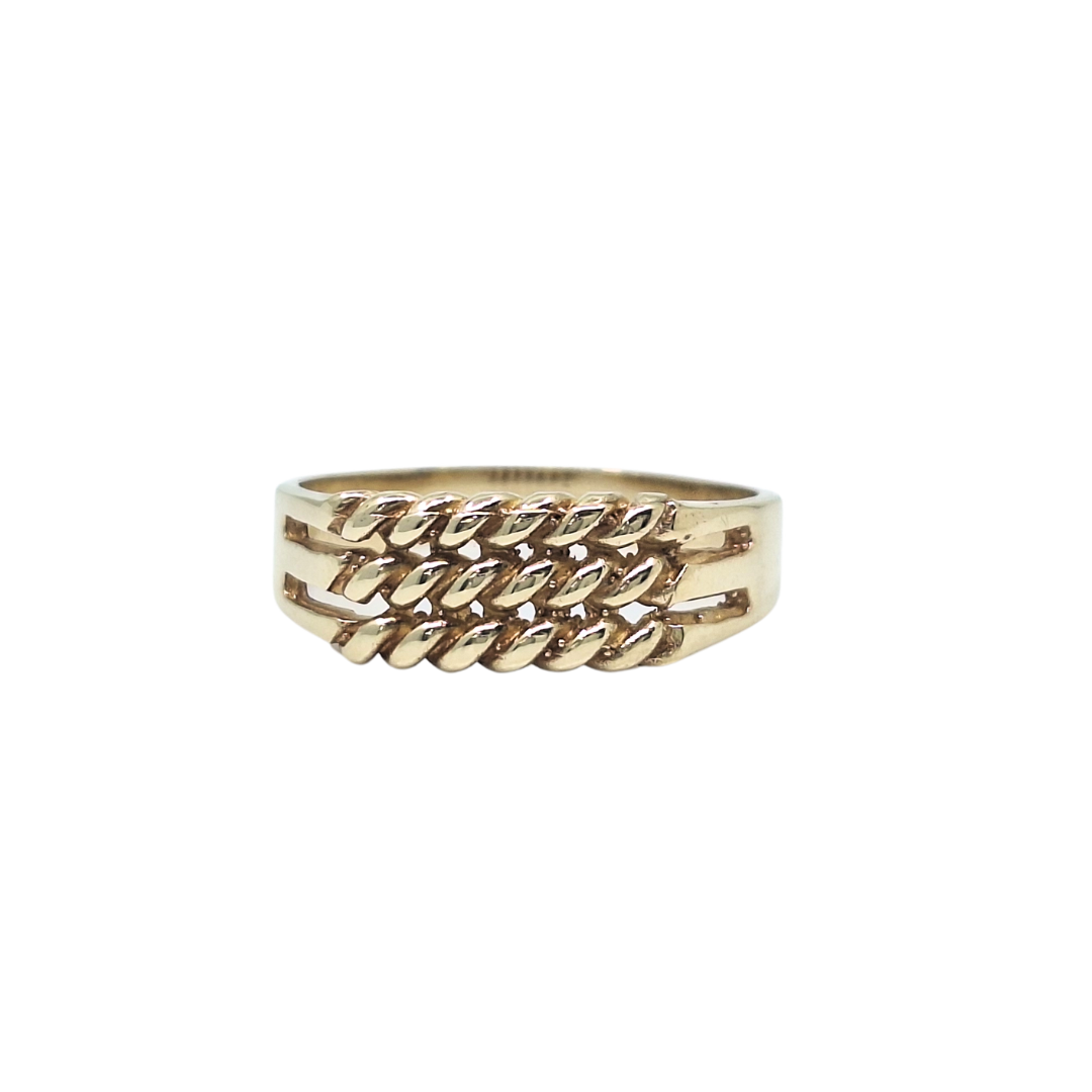 9ct Yellow Gold Keeper Ring