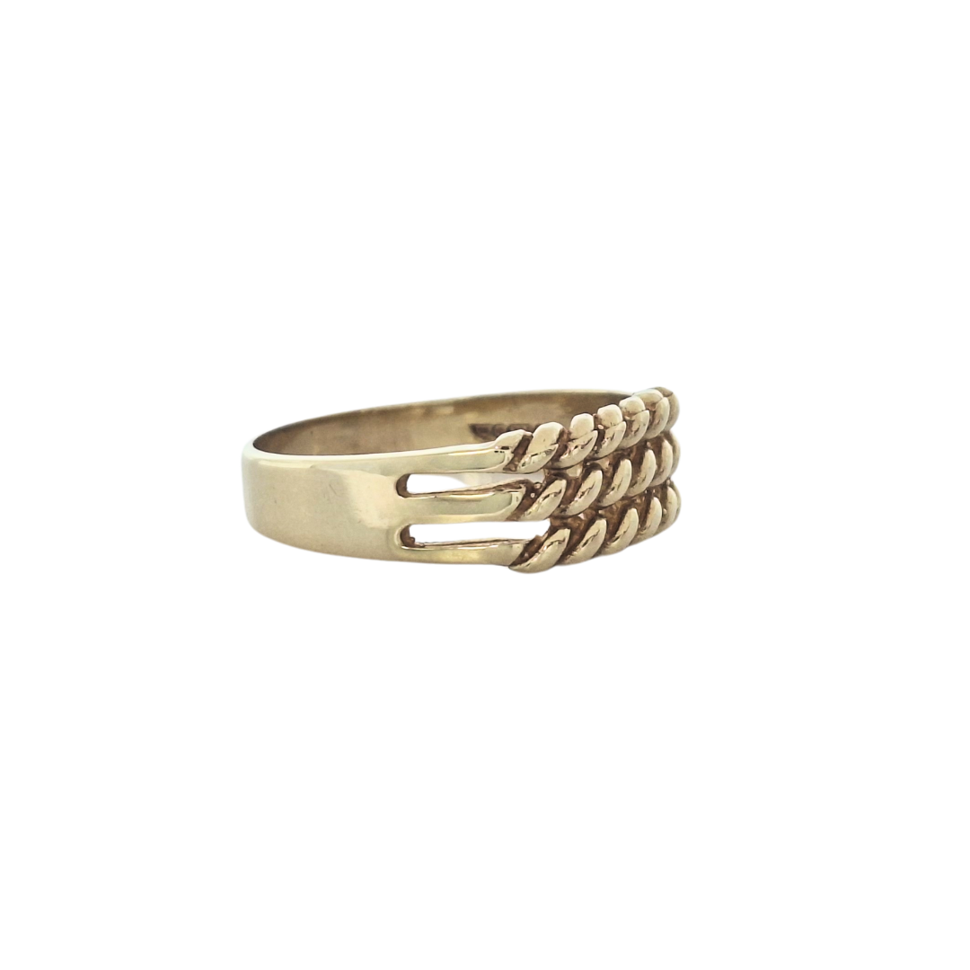 9ct Yellow Gold Keeper Ring