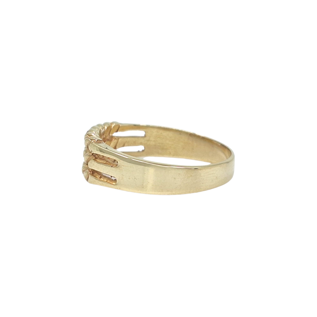 9ct Yellow Gold Keeper Ring