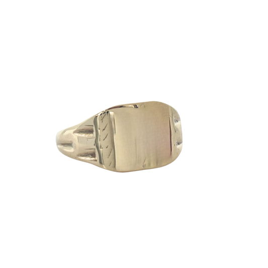 9ct Yellow Gold Signet Ring