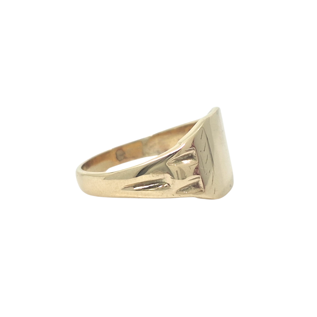 9ct Yellow Gold Signet Ring