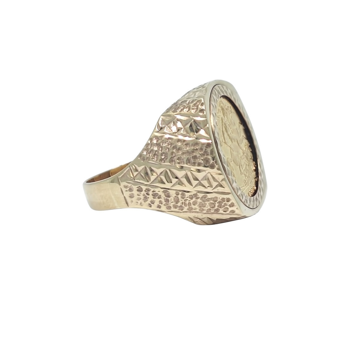 Half Sovereign Ring 1982