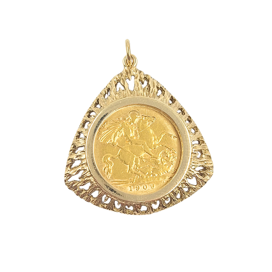 Half Sovereign Pendant 1909