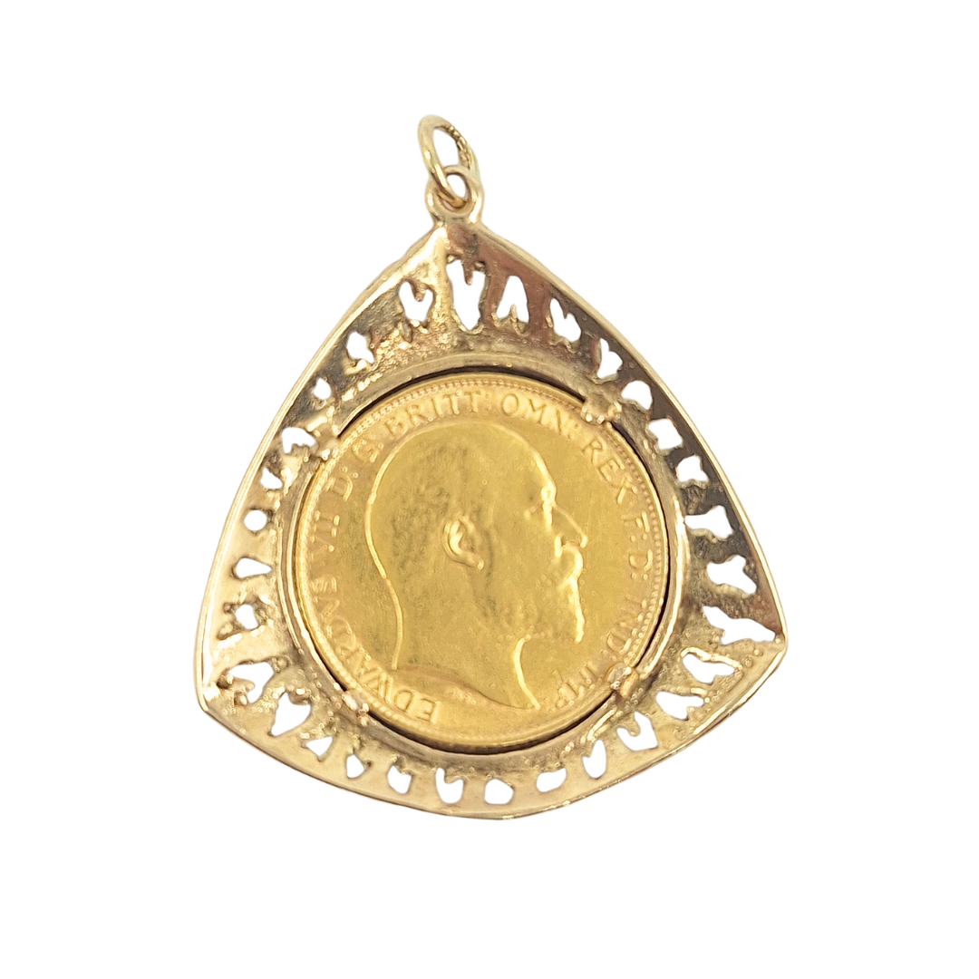 Half Sovereign Pendant 1909
