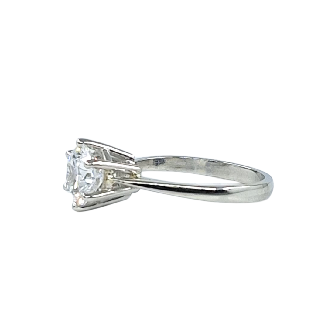 Platinum Lab Grown Diamond Solitaire Ring 2ct
