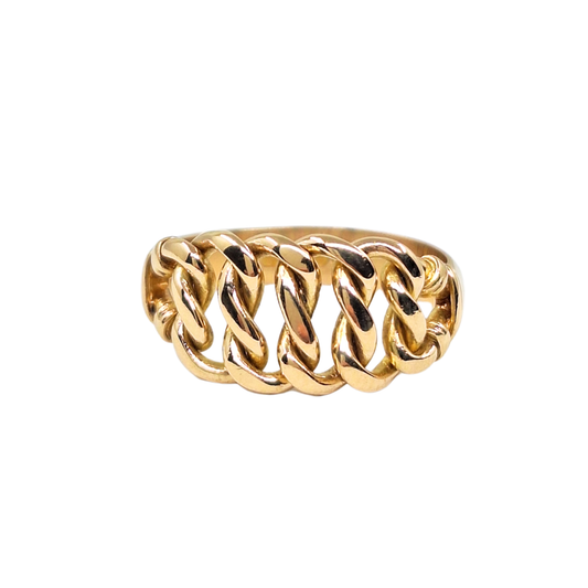 18ct Yellow Gold Fancy Band Ring