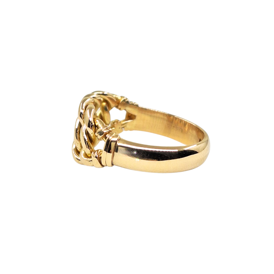 18ct Yellow Gold Fancy Band Ring