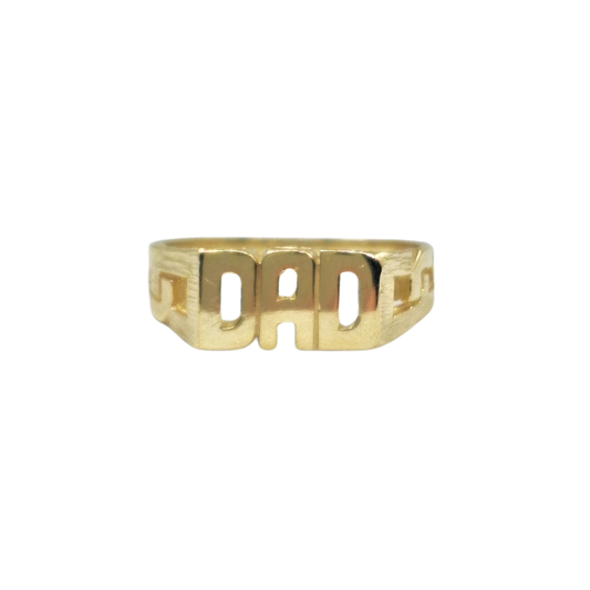 9ct Yellow Gold Dad Ring