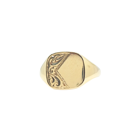 9ct Yellow Gold Signet Ring