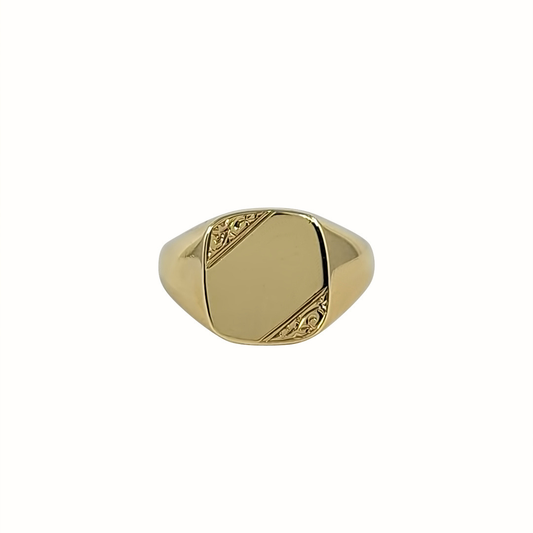 9ct Yellow Gold Signet Ring