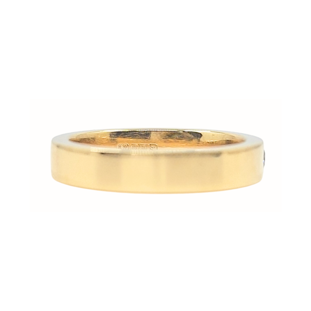 18ct Yellow Gold Diamond Band