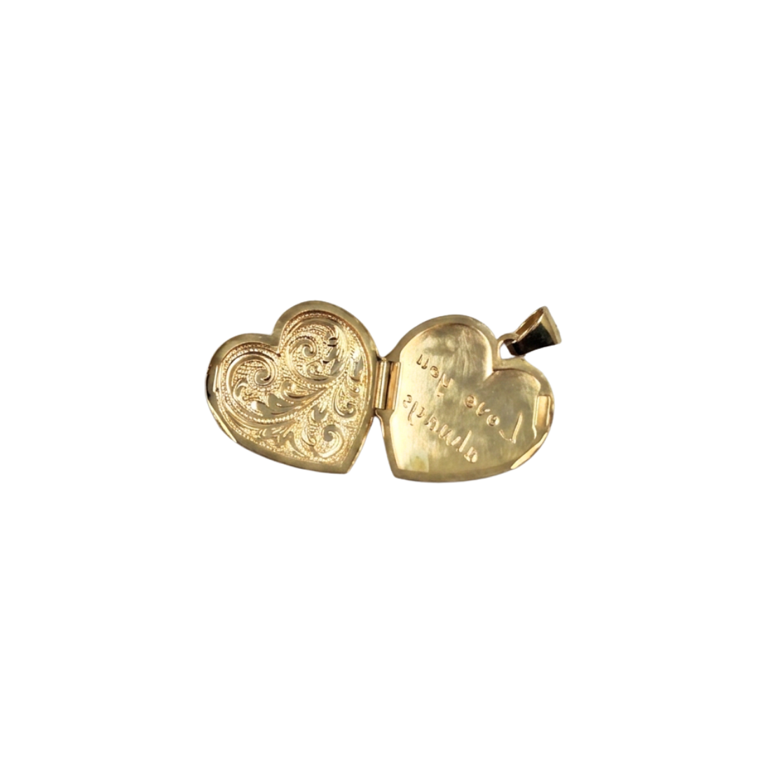 9ct Yellow Gold Heart Locket