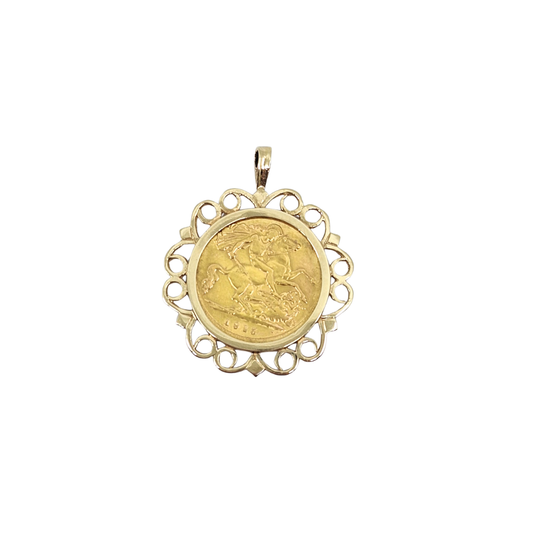Half Sovereign Pendant 1915