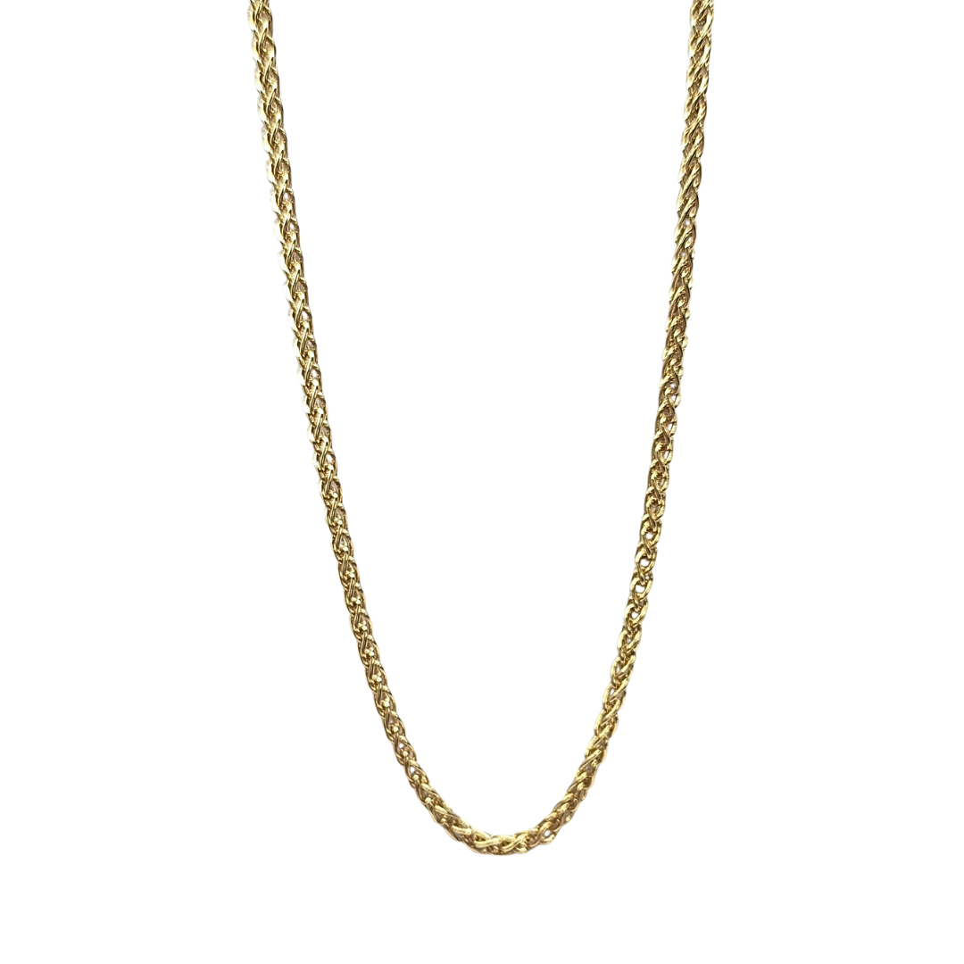 18ct Yellow Gold Franco Chain 22"