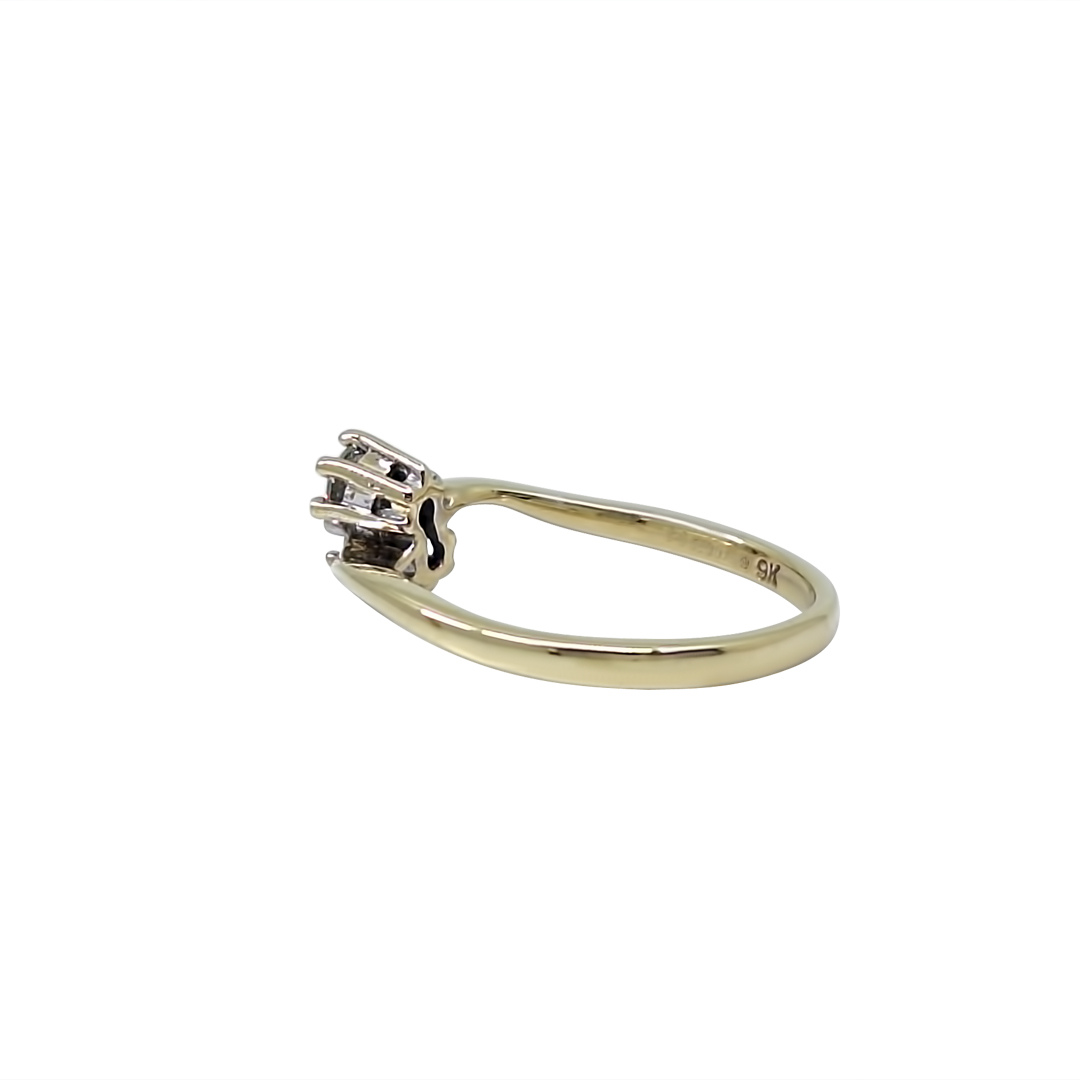 9ct Yellow Gold Diamond Ring 0.25ct